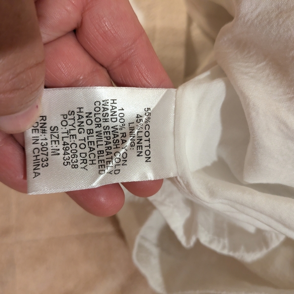 Umgee Cream Skirt with Multicolor Floral Design - Picture 10 of 10